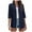 ZA Dark Blue, variant on Cardigan Women Long Sleeve Open Front Cardigan With Pockets Casual Duster Lightweight Knit Cardigans Women White M
