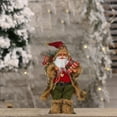 thumbnail image 7 of LEFTHIGH Home Santa Claus Figurines 18inch Christmas Standing Santa Claus Doll Xmas Santa Claus Statue for Christmas Window Display Scene Home Desktop Decoration Xmas Christmas Decor, 7 of 7