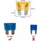 thumbnail image 3 of Base portafusibles de fila derecha de 8 vías Dinheiro / Caja de fusibles multivías con cubierta antipolvo transparente + (5 A, 7,5 A, 10 A, 15 A, 20 A, 25 A, 30 A, 35 A) 1 fusible mediano cada uno, 3 of 5