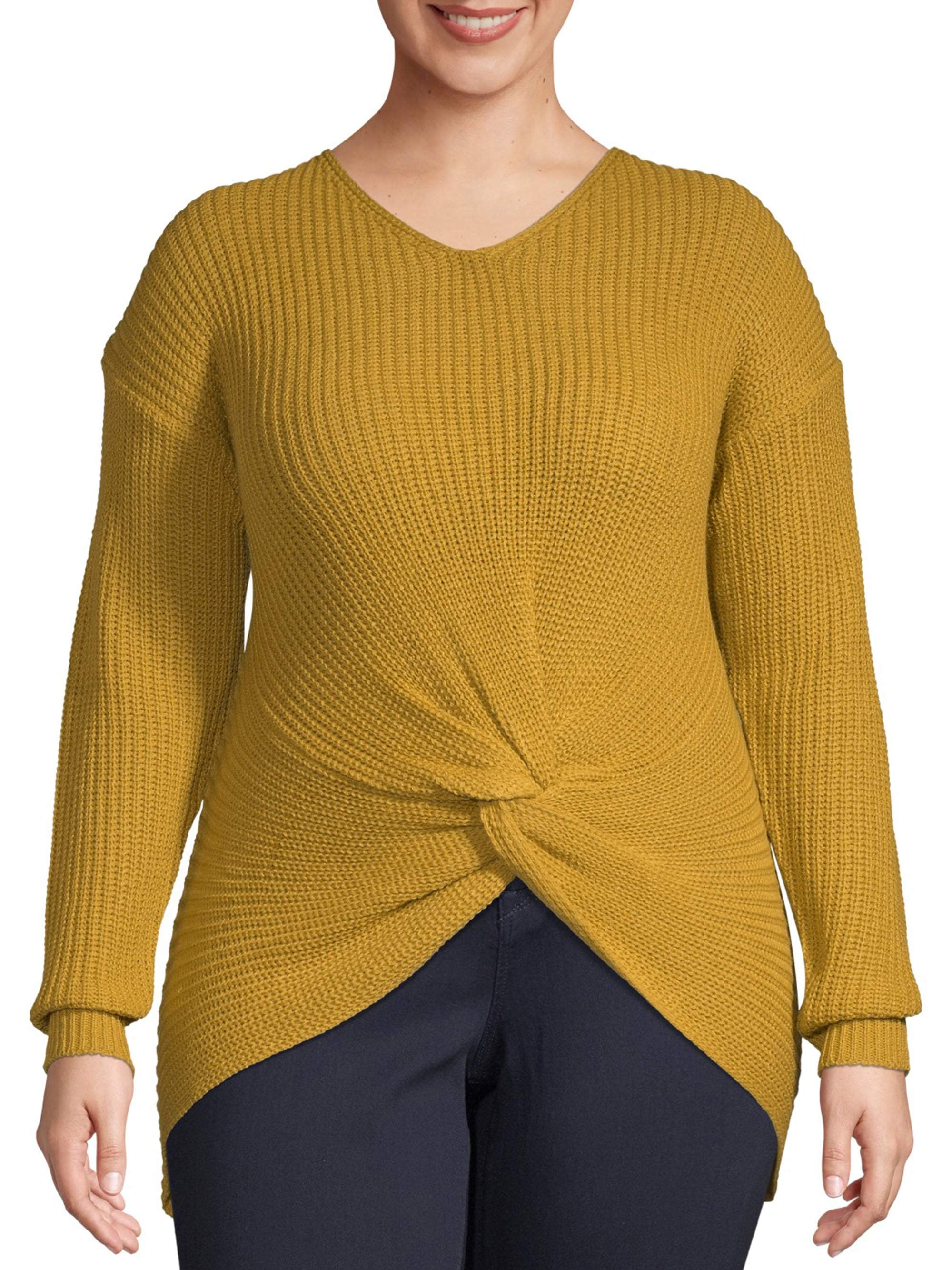 sweater with knot in front