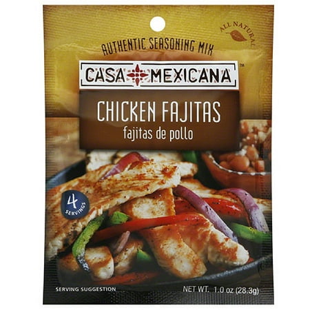 Casa Mexicana Chicken Fajita Seasoning Mix, 1 oz, (Pack of (Best Seasoning For Fajita Chicken)