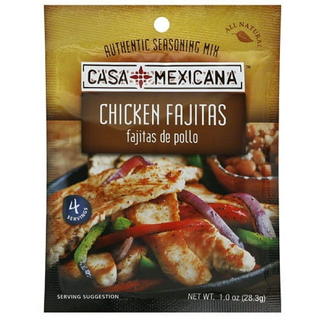 Casa Mexicana Chicken Fajita Seasoning Mix, 1 oz, (Pack of 12)