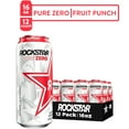 thumbnail image 6 of Rockstar Pure Zero Fruit Punch Energy Drink, 16 fl oz, 12 Pack Cans, 6 of 7