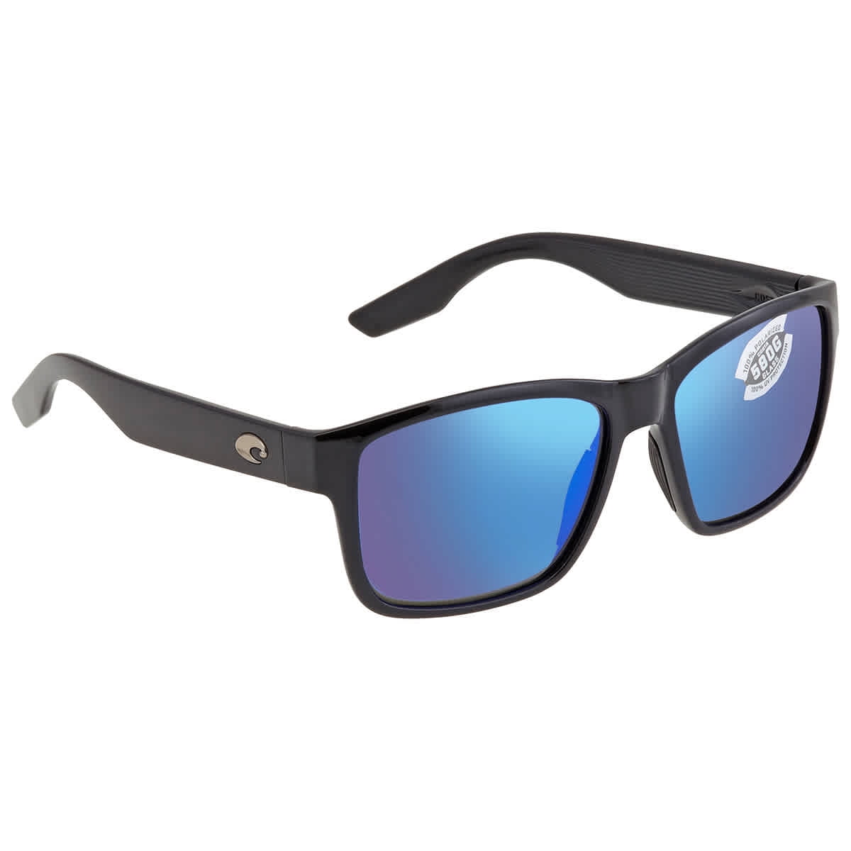 Costa Del Mar PAUNCH Blue Mirror Polarized Glass Men's Sunglasses 6S9049 904901 57