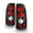 Black Housing, variant on AKKON - For 1999-2002 Silverado 1500 2500 99-06 Sierra Euro Type G2 Chrome Housing Tail Brake Lights