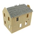 thumbnail image 3 of BMC WW2 Bombed French Farm House - Plastic Army Men Playset Accessory, 3 of 4