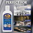 thumbnail image 7 of Mr. Metal Metal Polish Liquid - Non-Abrasive Cleaner for Silver, Brass, Stainless Steel, Chrome, Tarnish, 8 oz, 7 of 7