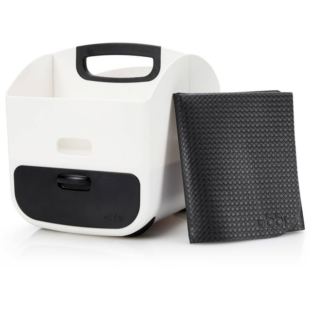 Ubbi Diaper Storage Caddy and Changing Mat, Black