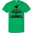 thumbnail image 3 of Inktastic Easily Distracted by Squirrels T-Shirt, 3 of 5