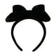 thumbnail image 1 of Diadema de lazo hecha a mano para mujeres y niñas, accesorio para el cabello de Blancanieves (negro), 1 of 6