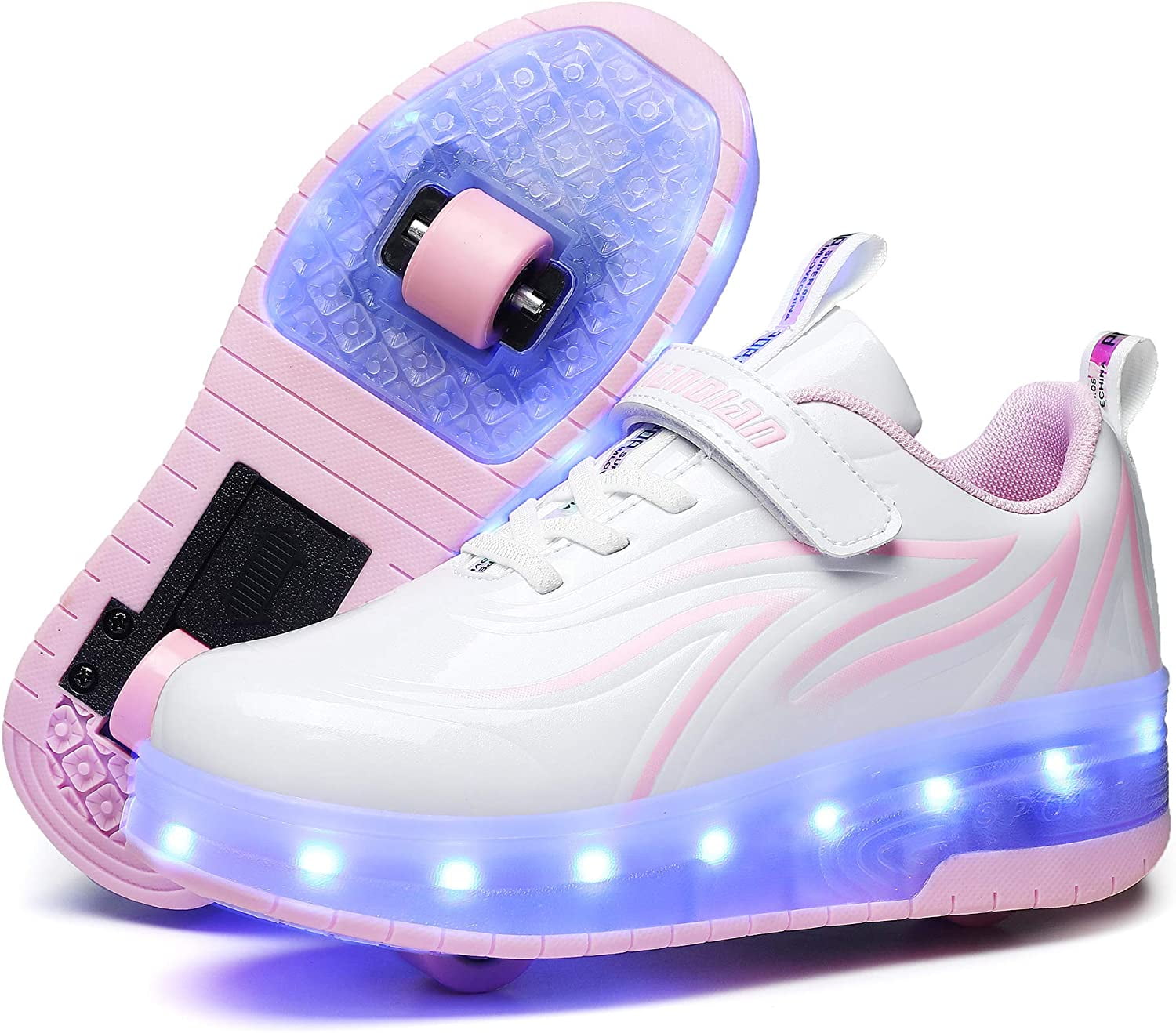 Gooi hardop Zuiver OALSI Kids Shoes with Wheels LED Light Color Shoes Shiny Roller Skates  Skate Shoes Simple Kids Gifts Boys Girls The Best Gift for Party Birthday  Christmas Day - Walmart.com