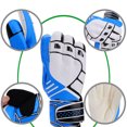 thumbnail image 3 of Guantes de portero de fútbol Apalfuy látex grueso duraderos 1 par azul, 3 of 8