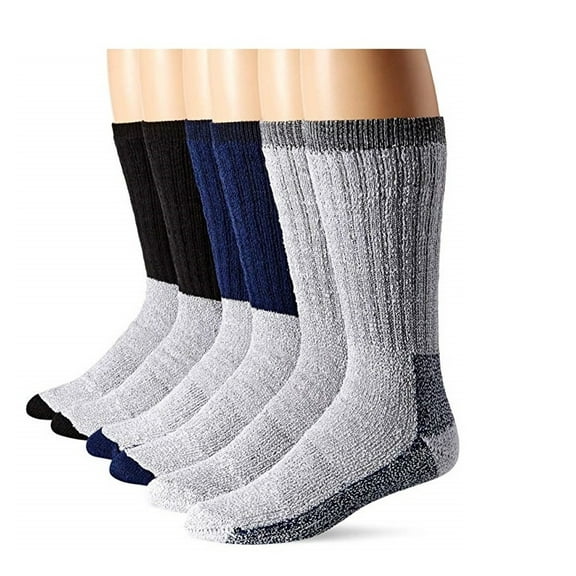 6 Pairs  Excellent Mens Merino Wool Thermal Ski Winter Hiking Camping Socks
