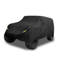 Unique Bargains Waterproof Car Cover for Jeep Wrangler 2007-2017 All-Weather Protection