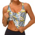 thumbnail image 3 of Pofeuu Sea Turtle Print Sports Bra for Women Sexy Vest Yoga Running Gym Fitness Crop Bras Tops-X-Large, 3 of 8