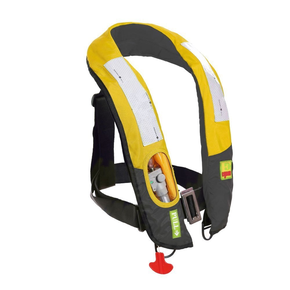 Details about   Premium Adult Inflatable Life Jacket Vest Lifesaving PFD C02 Cartridge Red 