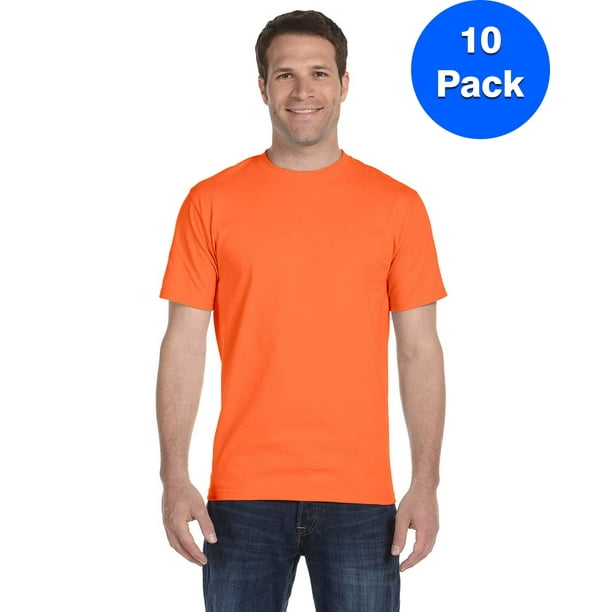 Mens DryBlend 5.6 oz., 50/50 T-Shirt 10 Pack - Walmart.com