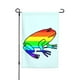 thumbnail image 1 of Bandera de jardín de rana arcoíris de 30 x 45 cm, doble cara, para exteriores, decoración de interiores de granja, 1 of 7