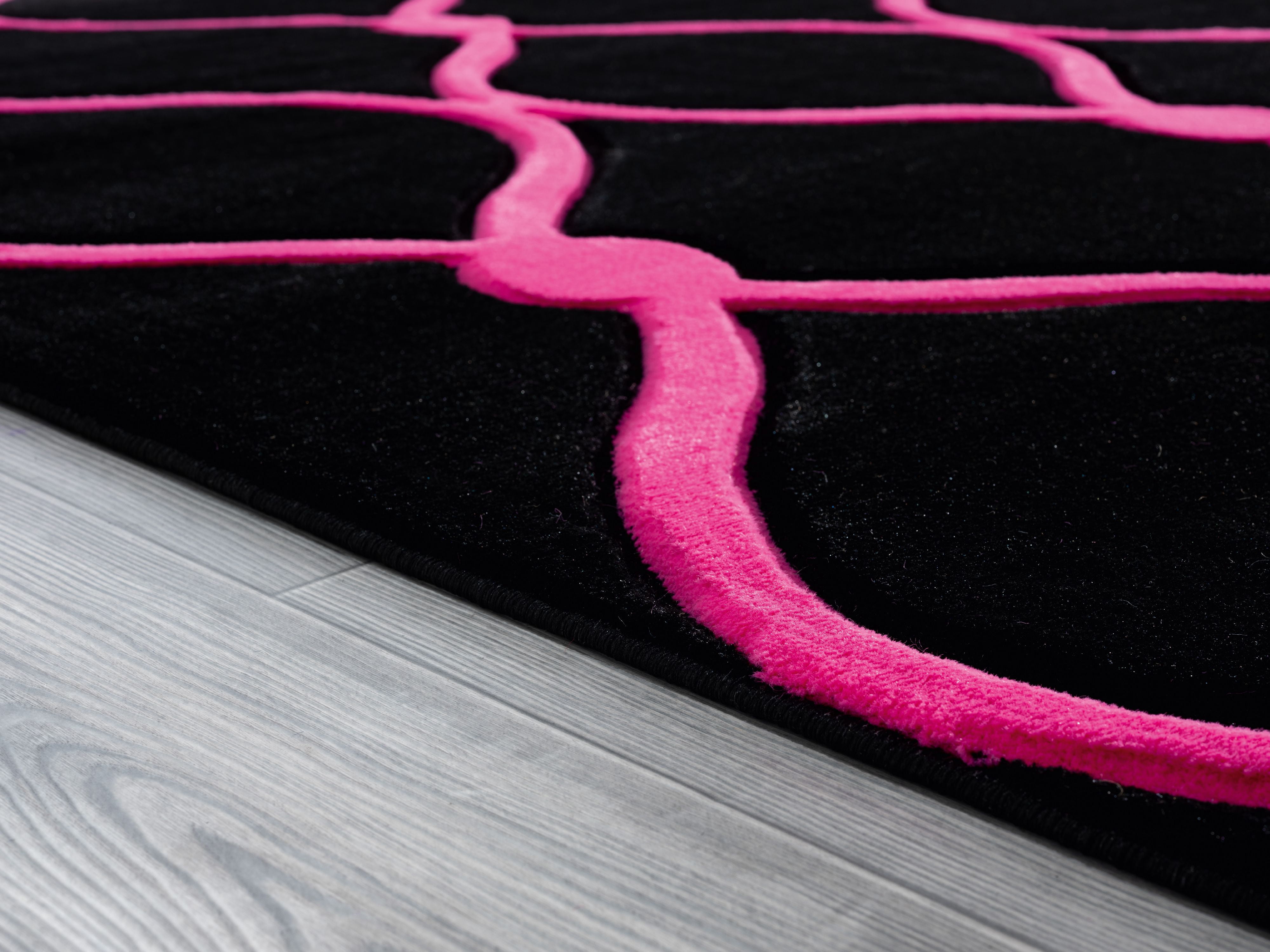 United Weavers Drachma Freya Modern Trellis Accent Rug, Pink, 1'10" x 2'8"