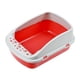 thumbnail image 2 of Caja de arena para gatos, arenero para gatitos, orinal abierto, suministros grandes para mascotas, bandeja de arena para gatos para conejos, animales , grande Yinane Bandeja de arena para gatos, 2 of 8