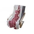 thumbnail image 4 of Spanish Soft Flannel Fleece Throw Blanket, Flamenco Lady Performing Historical on Stage Passion Illustration, Cozy Plush for Indoor and Outdoor Use, 50" x 60", Dark Coral Red White, by Ambesonne, 4 of 6