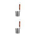 thumbnail image 3 of tssuouriy Food Strainer Convenient To And Store Made With Stainless Steel Stainless Steel Wire Strainer red 2Set, 3 of 6
