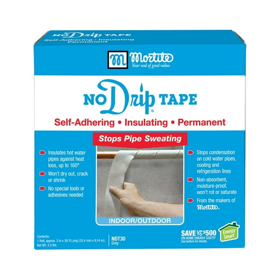 Frost King® NDT30 Mortite No Drip Weatherproof Insulation Tape, 2" in height x 30' in length