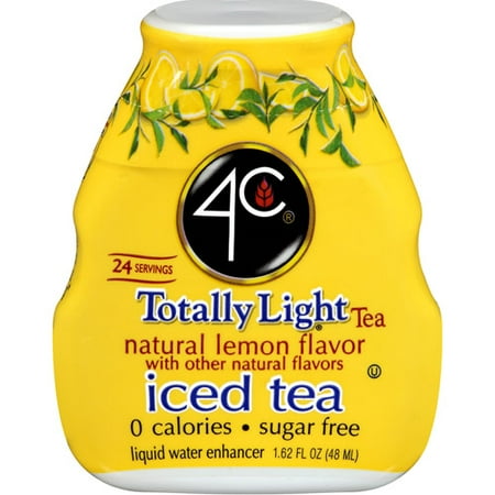 4C Totally Light Natural Lemon Liquid Water Enhancer, 1.62 fl oz, 10 ct