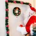 thumbnail image 7 of 3Pcs x 6.6ft (Total:19.7ft) Christmas Tinsel Garlands with 36 Pcs Red Bows, Indoor Outdoor Holiday Mardi Gras Xmas Decor, Festval Party Supply, 7 of 7