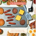 thumbnail image 2 of Beautiful XL Electric Griddle 12" x 22," Non-stick, White Icing by Drew Barrymore, 2 of 8