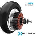thumbnail image 2 of Hover-1 Eclipse UL Certified Electric Hoverboard with 6.5 Wheels, LED Lights, Bluetooth Speaker, and App Enabled, Black, 2 of 8