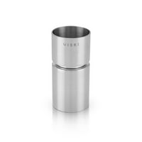 Stainless Steel Jigger, Vintage Matte Modern Silver Jigger Cocktail (Sold by Case, Pack of 12) by TRUEFABRICATIONS