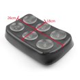 thumbnail image 3 of Pillion Rectangle Pad Seat 6 Suction Cups For Custom Chopper Sportster, 3 of 4