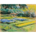thumbnail image 2 of Max Liebermann 24x20 Black Ornate Framed Double Matted Museum Art Print Titled: Flower Breed in the Wannseegarten to the Northwest (1920), 2 of 5