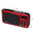 thumbnail image 4 of Radio Rolton W405 Azul con linterna y pantalla LED, 4 of 8