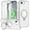 Clear, variant on For iPhone 17e 16e Magnetic Case with Screen Protector, Ring Holder Stand Matte Transparent Back Cover Compatible with Magsafe Full Body Shockproof Case for Apple iPhone 17e 16e 6.1", Purple