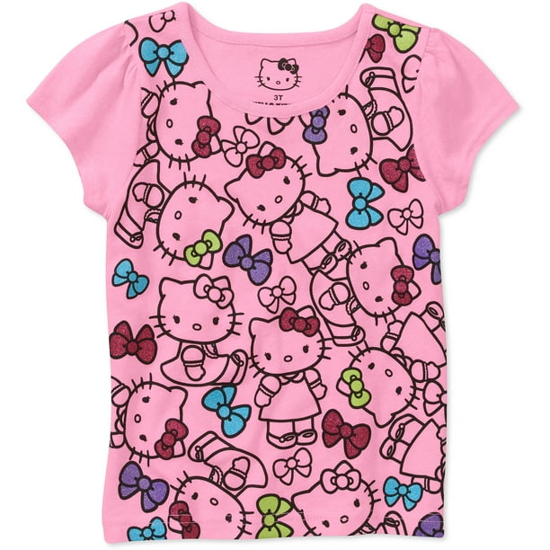 Hello Kitty Toddler Girl Graphic Tee - Walmart.com