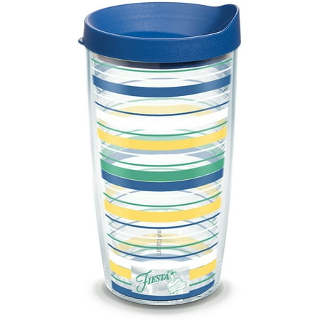

Tervis Fiesta Meadow Stripes Made in USA Double Walled Insulated Tumbler Travel Cup Keeps Drinks Cold & Hot 16oz Classic Lidded