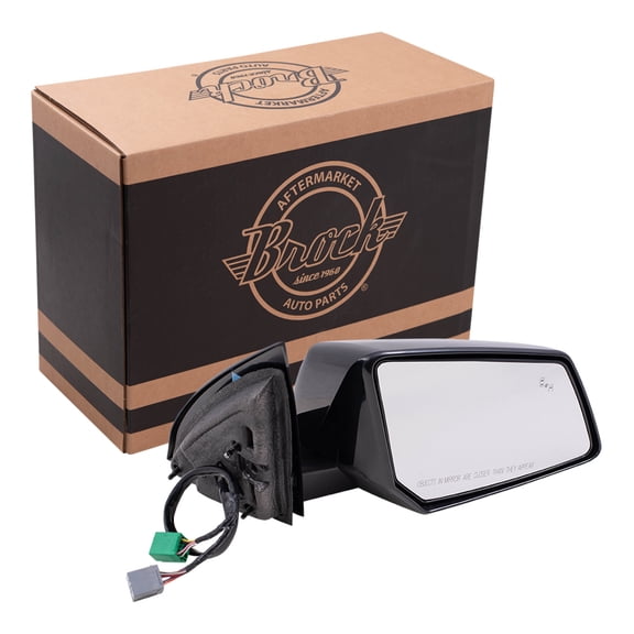 Brock Power Mirror for 2013-2017 Traverse Blind Spot Detection Turn Signal Indicator Heated Right