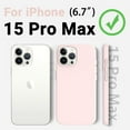 thumbnail image 6 of Designed for iPhone 15 Pro Max Case, Upgraded Silicone [Military Shockproof Protection] for iPhone 15 ProMax Case with Soft Anti-Scratch Microfiber Lining, 6.7 inch, Chalk Pink, 6 of 13