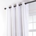 thumbnail image 2 of Tribeca Faux Silk Grommet Single Curtain Panel, 2 of 5