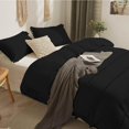 thumbnail image 3 of D.N.G. BEDDINGS 1 Piece Boho Chic Pom Pom Comforter, All Season Down Alternative Bedding Comforter - (Oversized Super King Size, Black) 800 Thread Count, Egyptian Cotton., 3 of 6