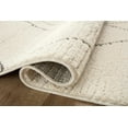 thumbnail image 2 of Loloi Fabian Ivory / Charcoal 2'-7" x 7'-6" Area Rug, 2 of 7