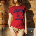 thumbnail image 3 of Atlanta Classic Baseball Arch Basic Cotton T-Shirt - Medium - Red, 3 of 6
