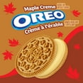 thumbnail image 2 of OREO, Maple Creme Sandwich Cookie, Made with Real Quebec Maple Syrup, Baked in Canada, 2 of 10