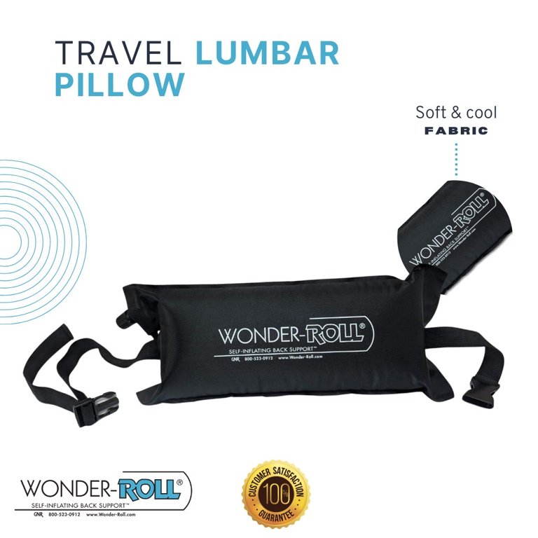 Wonder-Roll Inflating Lumbar Support Pillow