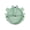 Crap-Green, variant on Gaishi Baby Plates,100% Food Grade Silicone 4 in 1 Toddlers Divided Plates,Cartoon Design with Fixed Suction Cup