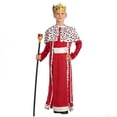 thumbnail image 2 of LIIPEE Boys King Costumes Kids Cute Robes Shawls And Headband Party Dress Up Clothes 3 Piece,3-5 Years, 2 of 6