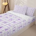thumbnail image 3 of Manfei Cute Coquette Bowtie Zipper Twin Comforter Sets with Fitted Sheet and 2 Pillowcases,Dreamy Princess Bows Zipper Bedding Set,Reversible,4 Pieces, 3 of 7