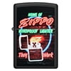 Black Matte Zippo Neon Sign